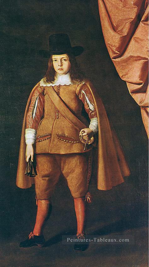 Portrait du Duc de Medinaceli Baroque Francisco Zurbaron Peintures à l'huile
